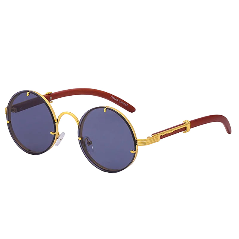 Unisex Runde Solbriller Retro Stil 2