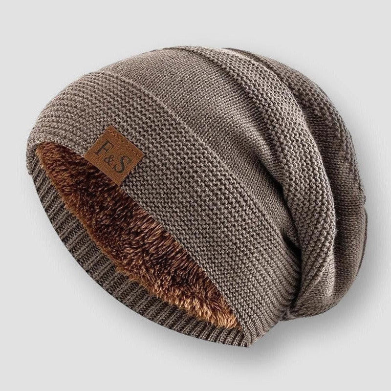 Unisex Strik Beanie med Slouch Pasform 1