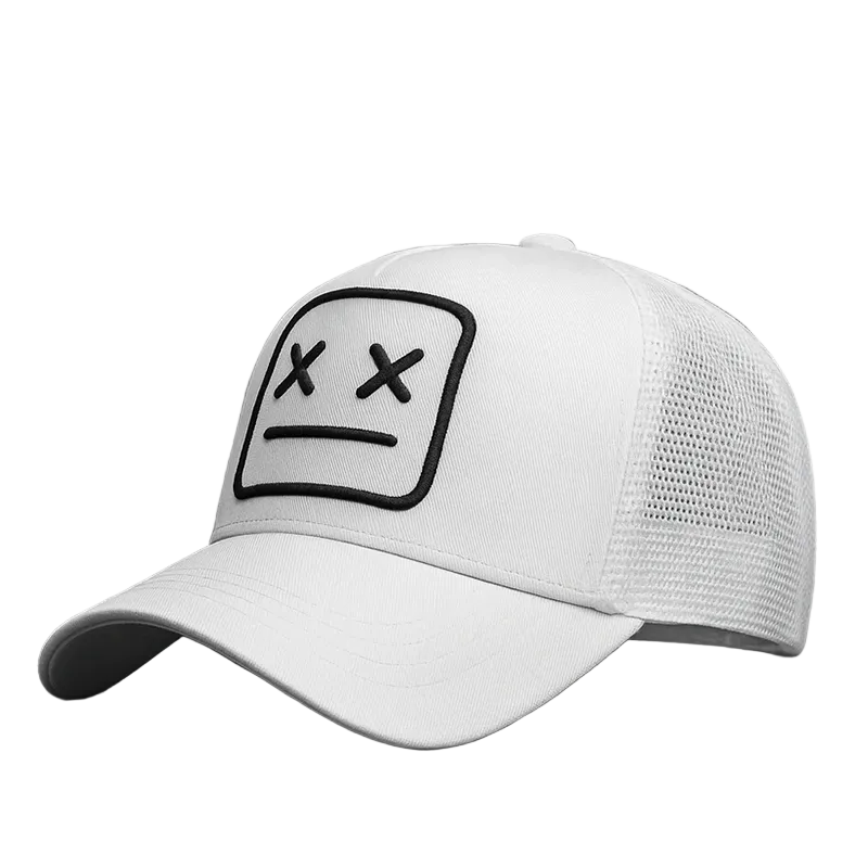 Unisex Trucker Cap Med Broderet Design Og Justerbar Lukning 0