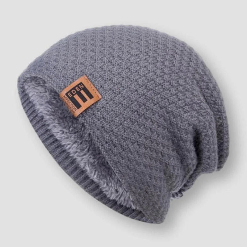 Unisex Vinter Beanie Vaffelstrik Moderne Design 1