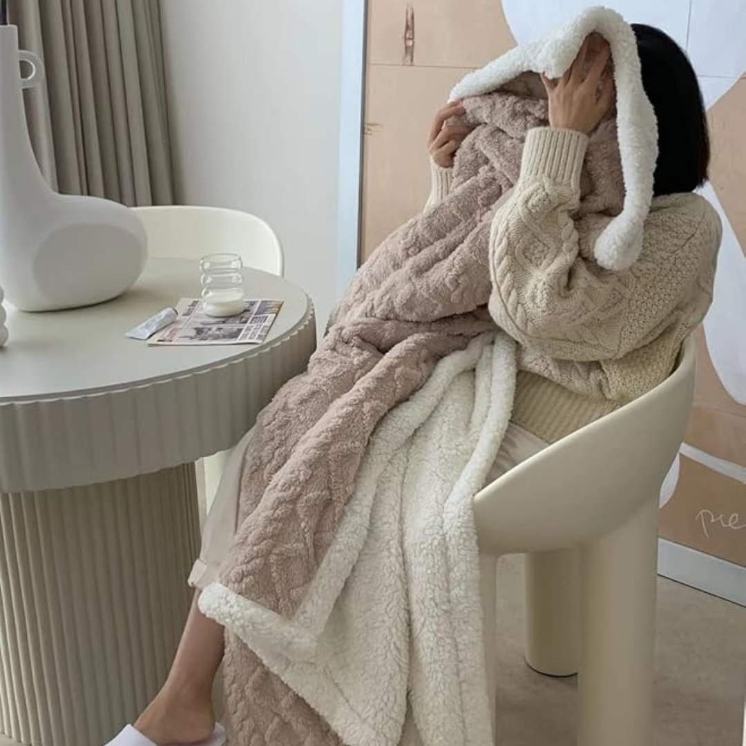 Fortykket varmt tæppe