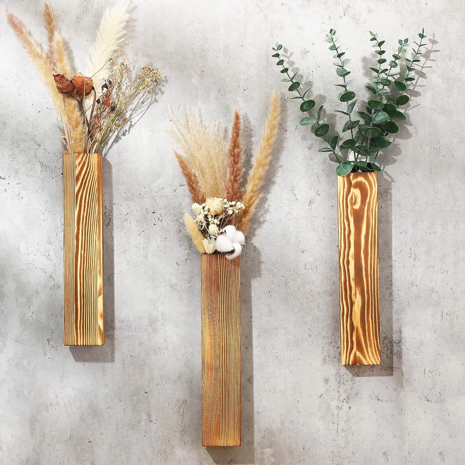 Vægmonteret Vægvase Til Blomster Minimalistisk Design 1