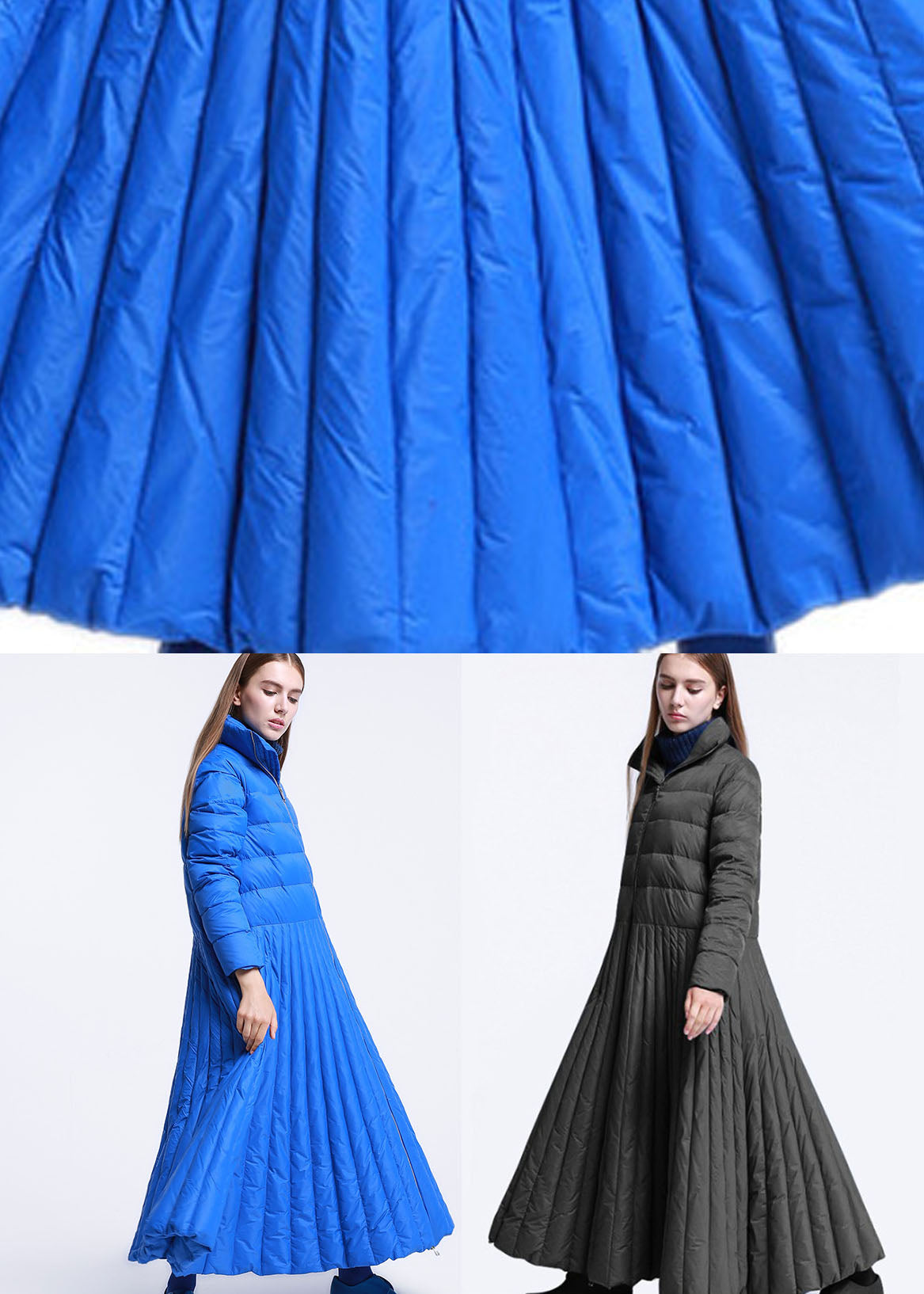 Vinterfrakke Dame Rund Design med Lommer - Komfortabel og Stilfuld Vinterfrakke til Damer 4