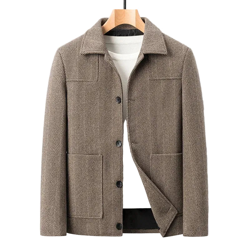Vinterfrakker Herre Regular Fit Chore Coat Med Knaplukning 0