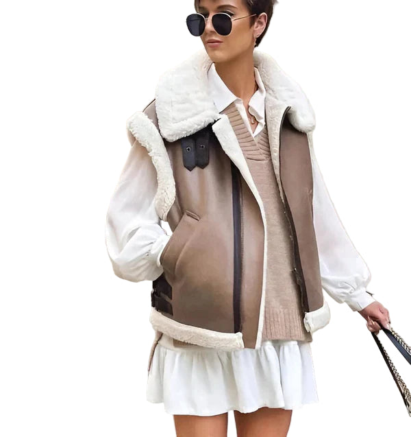 Kvinders Efterårsvest Chic Uldmix 1