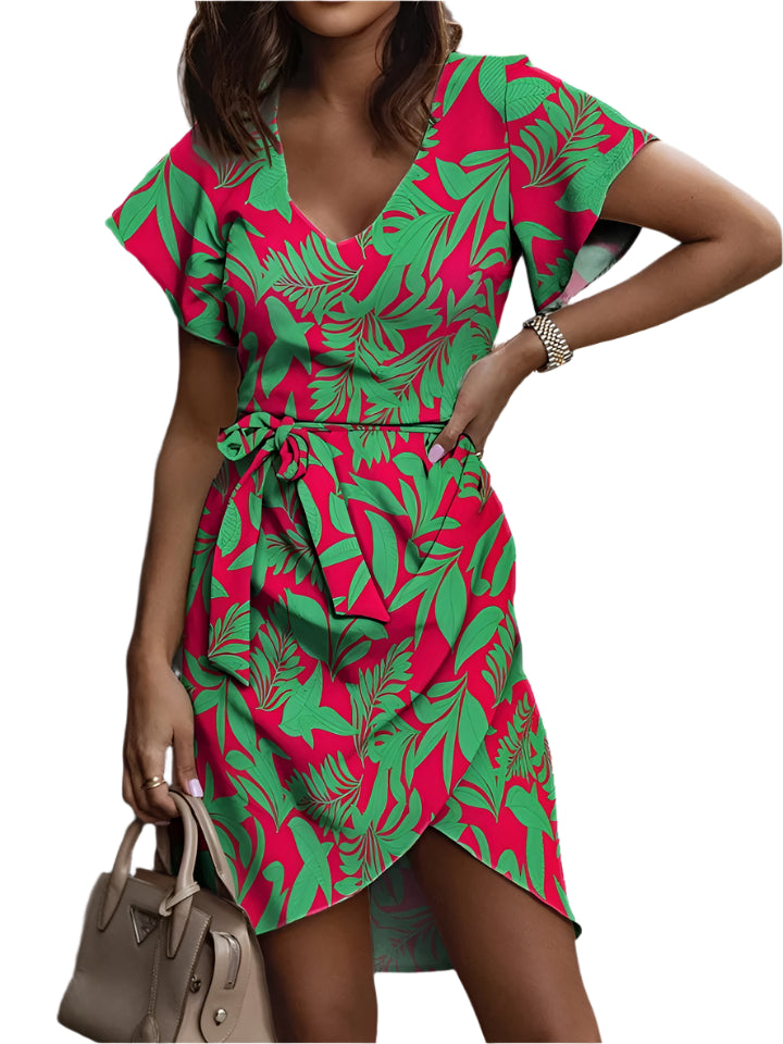 Kvinders Sommerkjole Elegant Let Bomuld-1