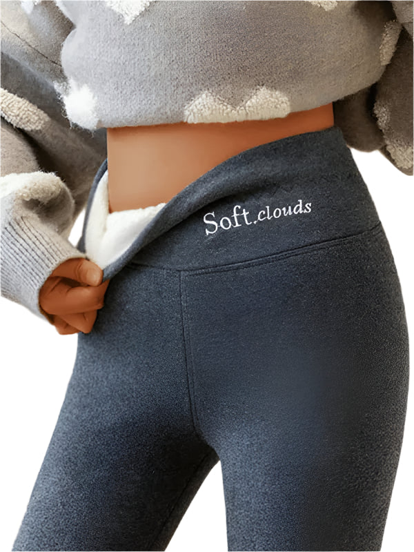 Kvinders Leggings Fleece Foring Tætsiddende Komfortabel