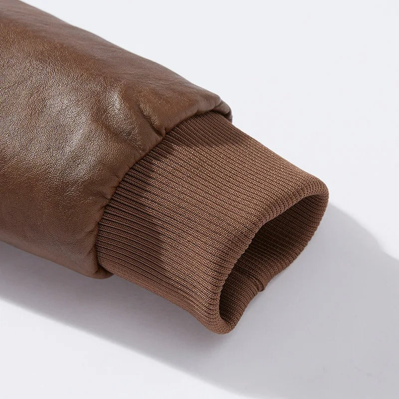 Casual varm bikerjakke til mænd