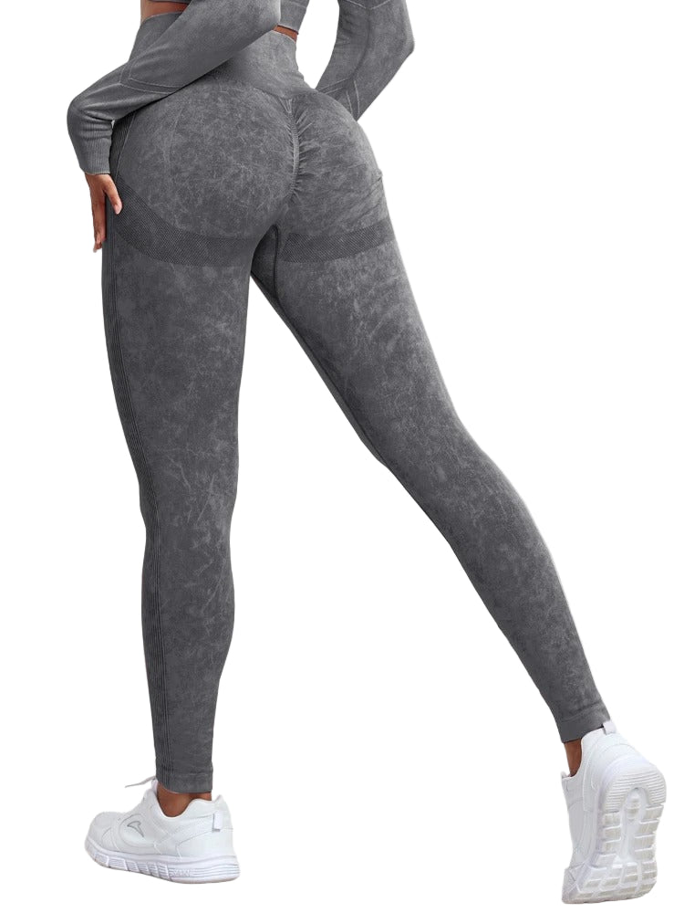 Højtaljede Fitness-leggings
