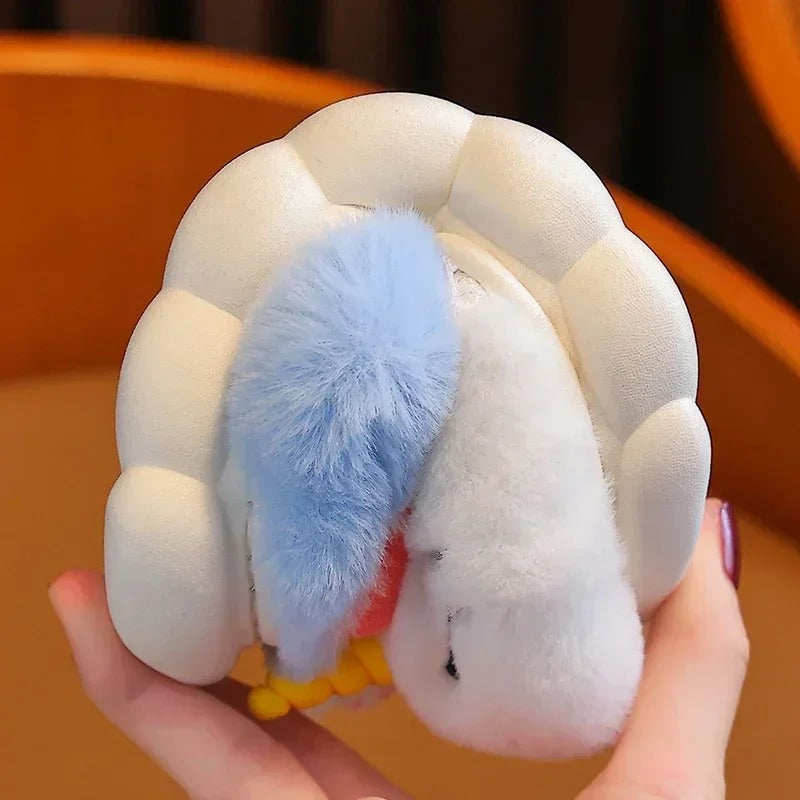 Unicorn plys-tøfler til børn