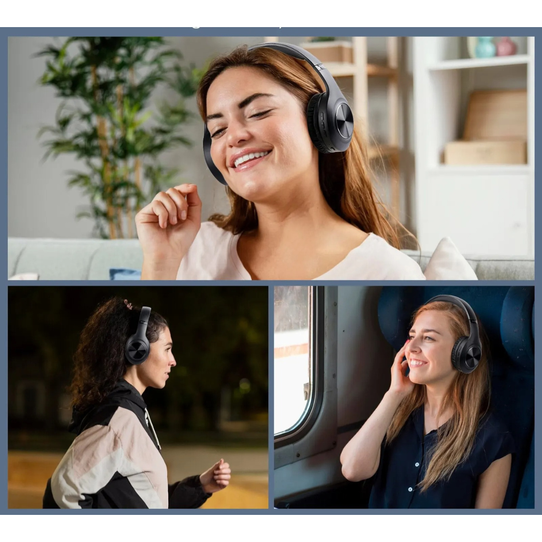 Sammenklappelig trådløs over-ear-hovedtelefon