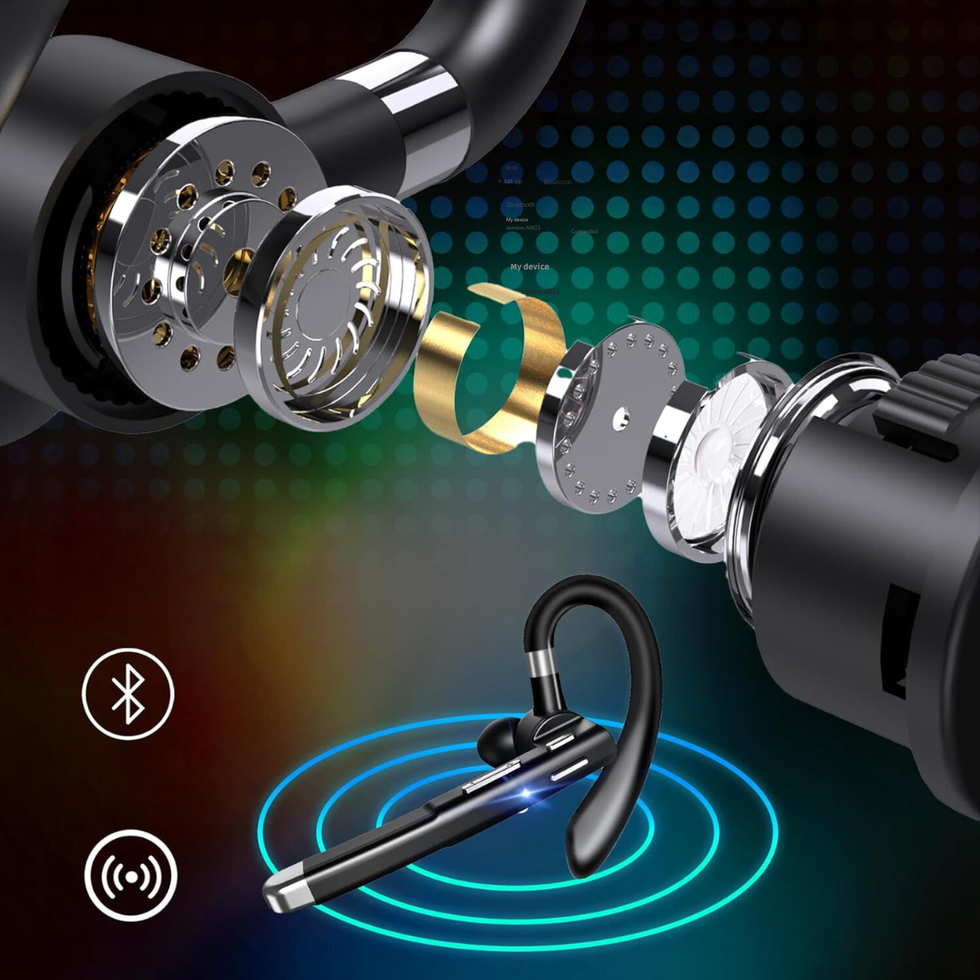 Digital skærm støjreducerende sportshøretelefoner