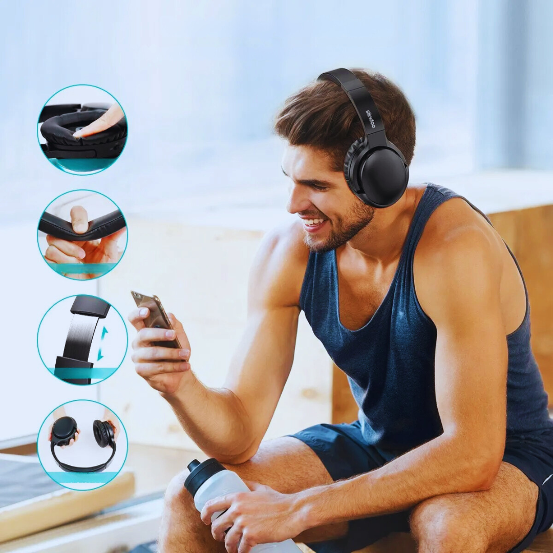 Deep Bass BT 5.3 Støjreducerende Hovedtelefoner