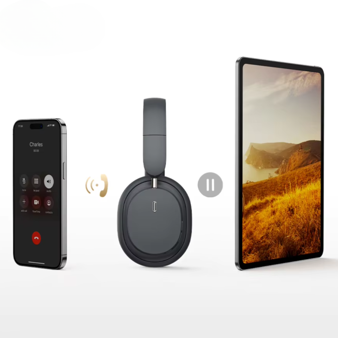 Trådløse Bluetooth-hovedtelefoner | 3D lyd- og støjreduktion