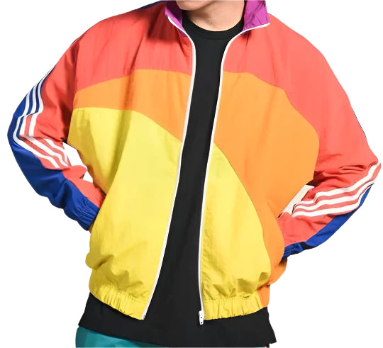 Herre Vindjakke Retro Style 100% Polyester-1