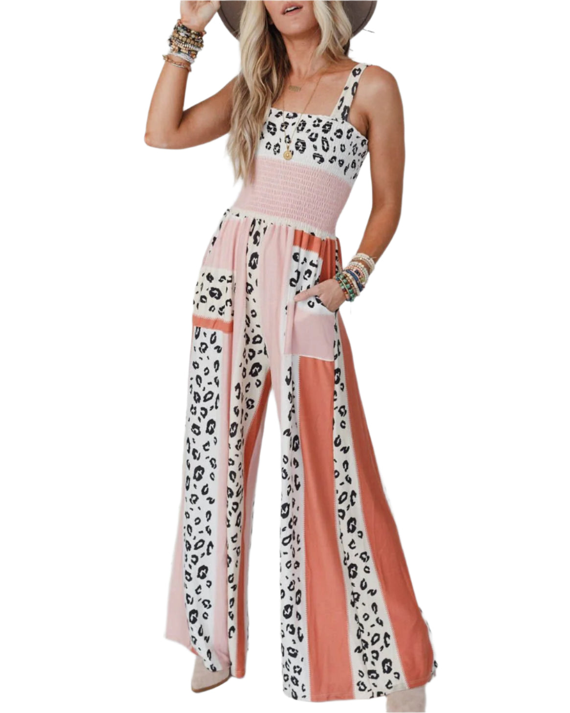 Kvinder Jumpsuit Elegant Polyester Afslappet Med Vide Ben-1