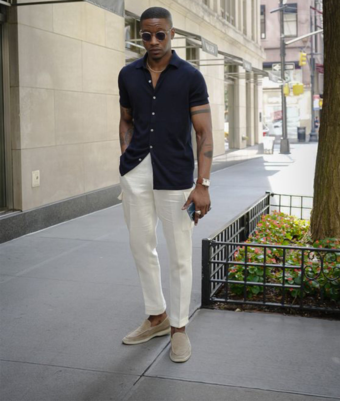 Herre Læder Loafers Vintage Stil 6