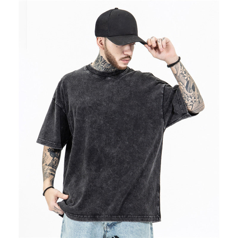 Oversized løs T-shirt til mænd