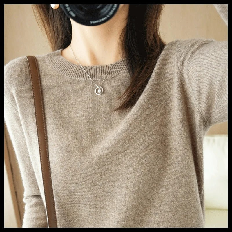 Casual strikket pullover til kvinder