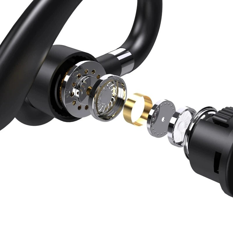 Digital skærm støjreducerende sportshøretelefoner