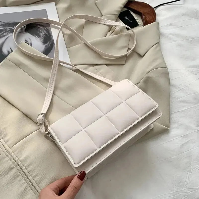 Lille crossbody-taske i læder til kvinder