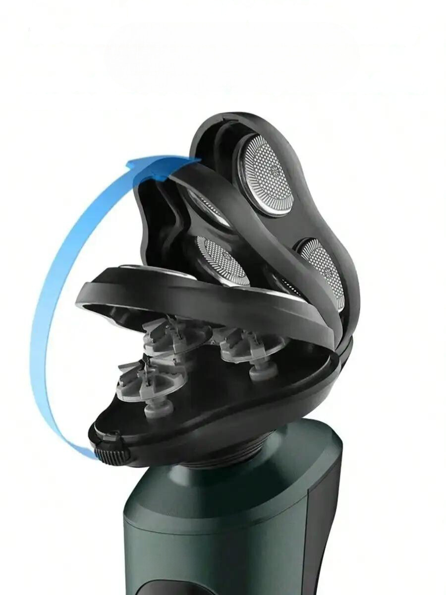 Vådt og tørt elektrisk trimmer-barbersæt