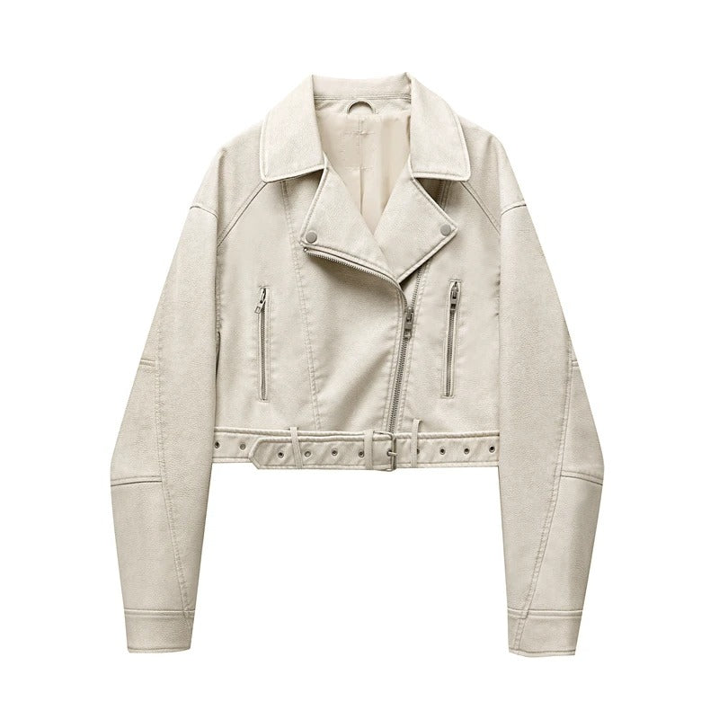 Vintage læderjakke til kvinder