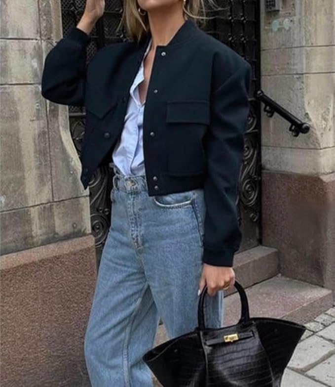 Varsity bomberjakke til kvinder