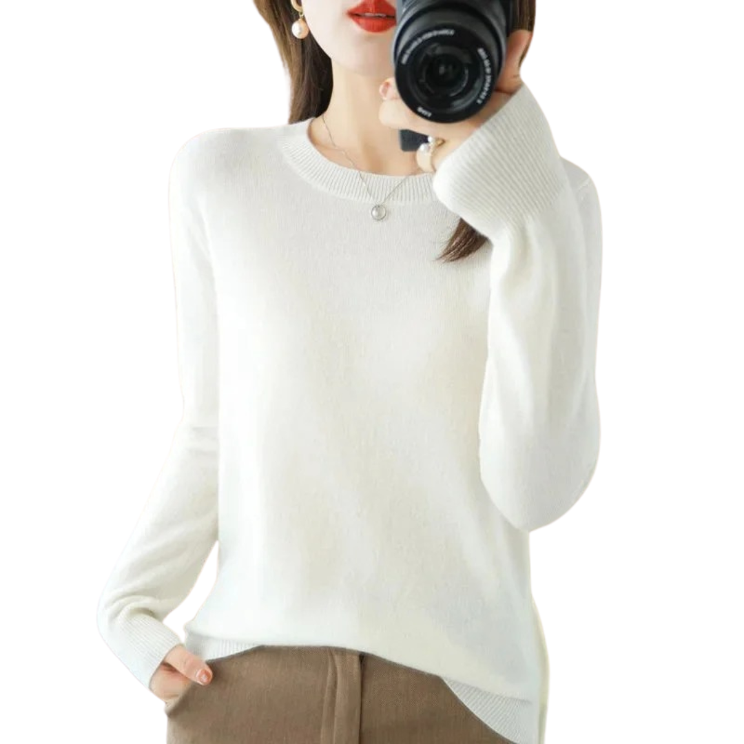 Casual strikket pullover til kvinder