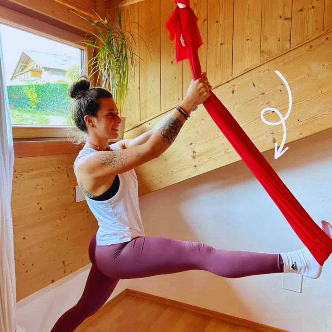 Aerial Yoga Hængematte Justerbar Polyester