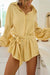 Kvinders Jumpsuit Casual Chic Bomulds- og Linnedblanding 3