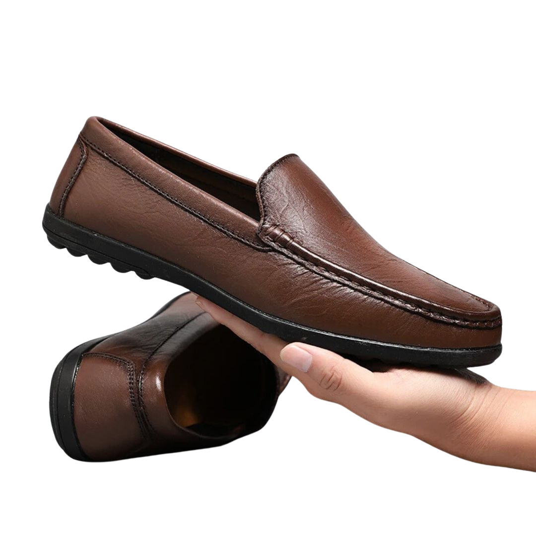 Herre Loafers Læder Elegant Slip-On Sko til Mænd
