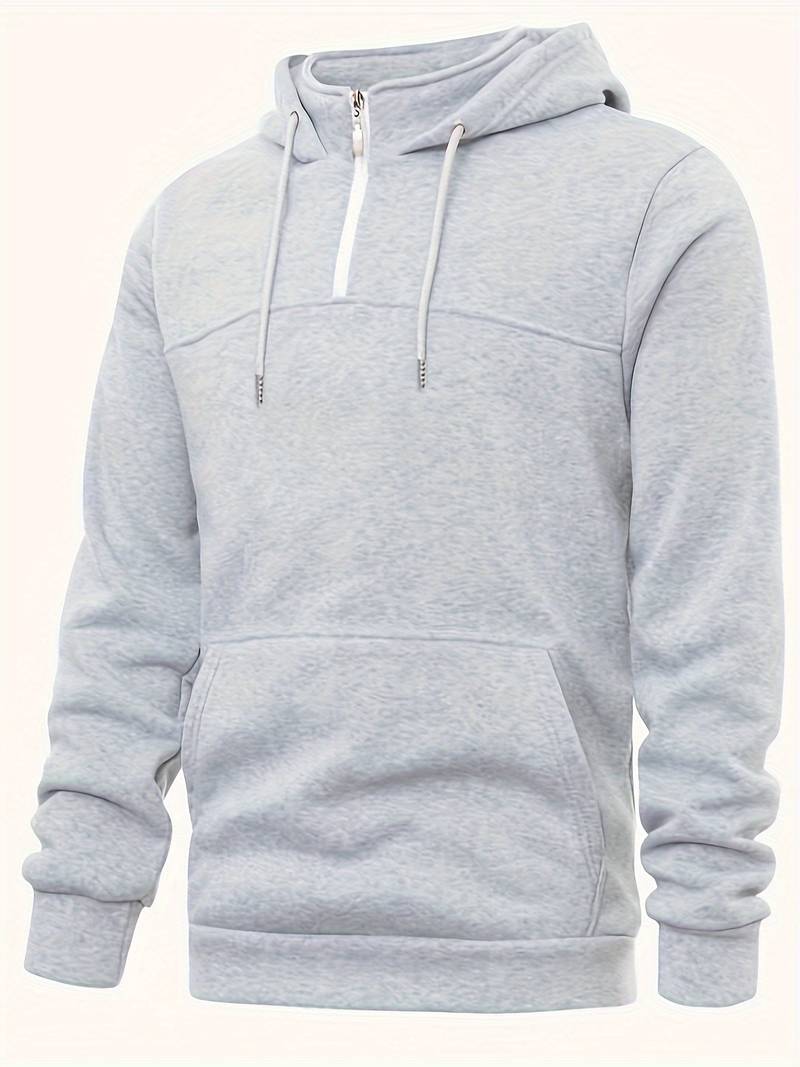 Hoodies Mænd Casual Blød Bomuldsblanding-4