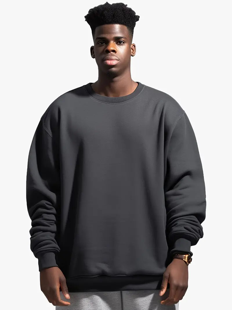 Variant image for Herre Pullover Casual Rundhalset Blødt Materiale-41