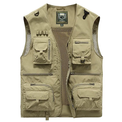 Herre Vest Mouwløs Moderne Funktionelt Design Polyester-1