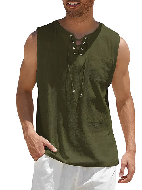 Mænds Tanktop Enkel Design Åndbar Materiale 1