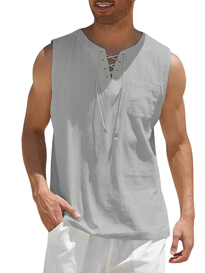 Herre  Tanktop Åndbar Komfortabel Normal Pasform