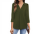 Variant image for Skjortebluse Dame V-Hals Let Materiale Casual-25