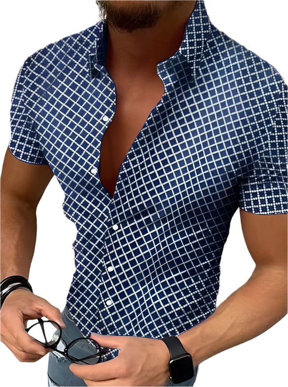 Herre T Shirt Komfortabel Moderne Design 100% Bomuld-1