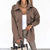 Let Sommerjakke Dame Trendy Design Åndbart Stof-4