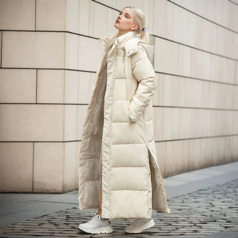 Variant image for Lang Vinterjakke Dame Elegant Polyester-8