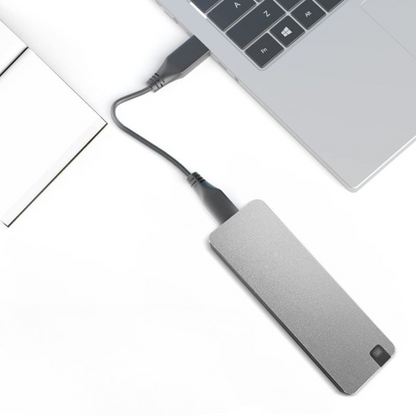 Bærbar SSD-harddisk Kompakt Aluminium Hurtig Stødsikker