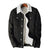 Herre Frakke Denimfleece Klassisk Varm Jakke