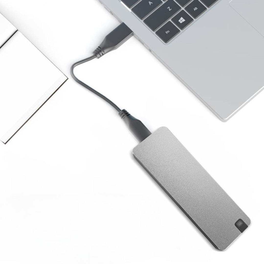 Bærbar SSD-harddisk Kompakt Aluminium Hurtig Stødsikker