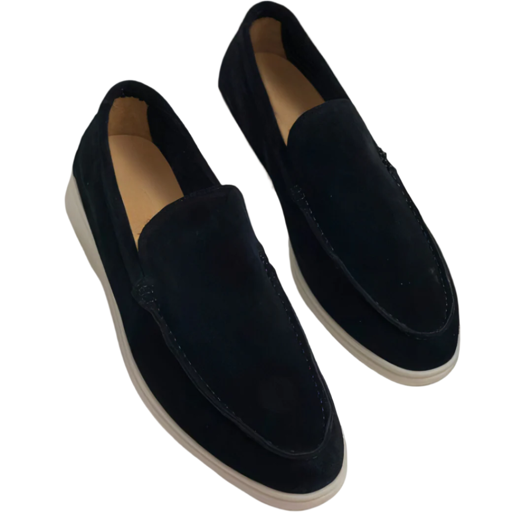 Herre Læder Loafers Vintage Stil 1
