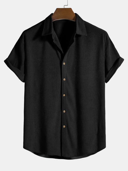 Herre Corduroy Sæt Trendy Design Blødt Materiale