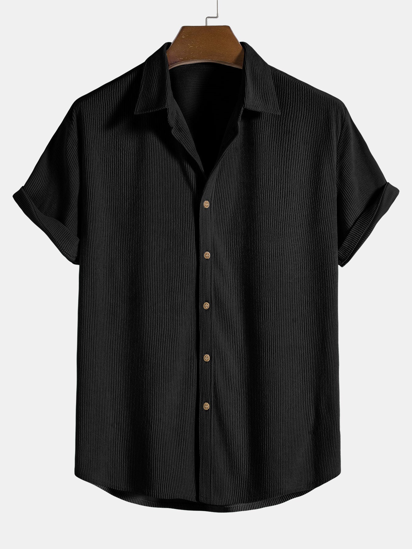 Herre Corduroy Sæt Trendy Design Blødt Materiale
