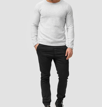 Herre Zipper Trøje Elegant Design 100% Bomuld - Moderne Trøjer til Mænd-2