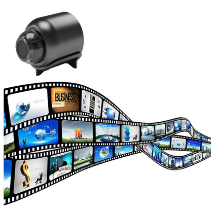 Kompakt Mini Sikkerhedskamera 1080P HD Hvid Plast Med Nattevision-3