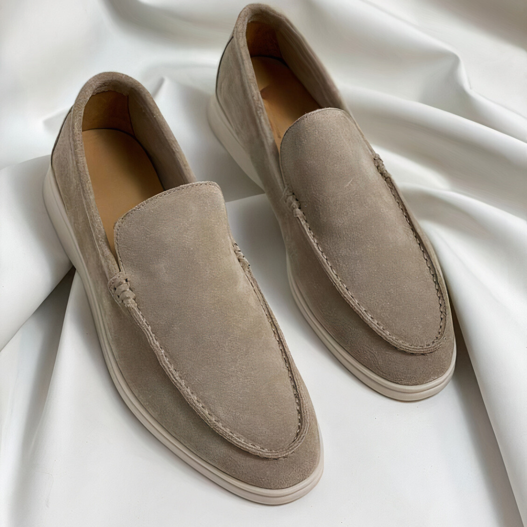 Herre Læder Loafers Vintage Stil 2